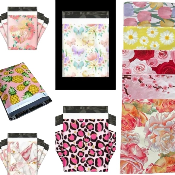 Mystery Mix 2 Sizes of Poly Mailers ~Bundle of 50 - Picture 9 of 15